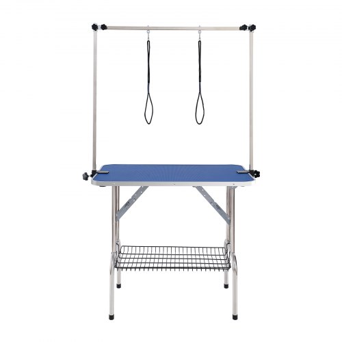 TOGEVAL Mesa De Aseo Mascotas 48cm: Juego De 6 Cuerdas Fijas Para Baño Seguro | Correas Para Perros, Peluquería Canina Y Coche