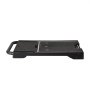 VEVOR Carro Plataforma Plegable 495 x 680 mm, Carretilla de Transporte Carga de 149,7 kg, Carrito Portaequipajes con Plataforma con Ruedas Giratorias, Asa Ajustable para Tareas Domésticas, Almacén