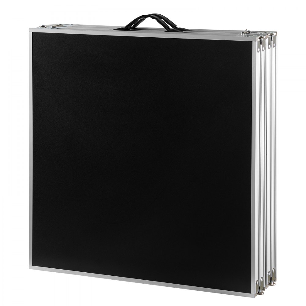 VEVOR Mesa de Beer Pong Portátil 2,4 m Mesa Plegable para Portón Trasero Asa de Transporte y 6 Pelotas de Ping Pong Mesa Liviana para Oficina, Fiesta en Portón Trasero, Viajes, Campamentos, Negro