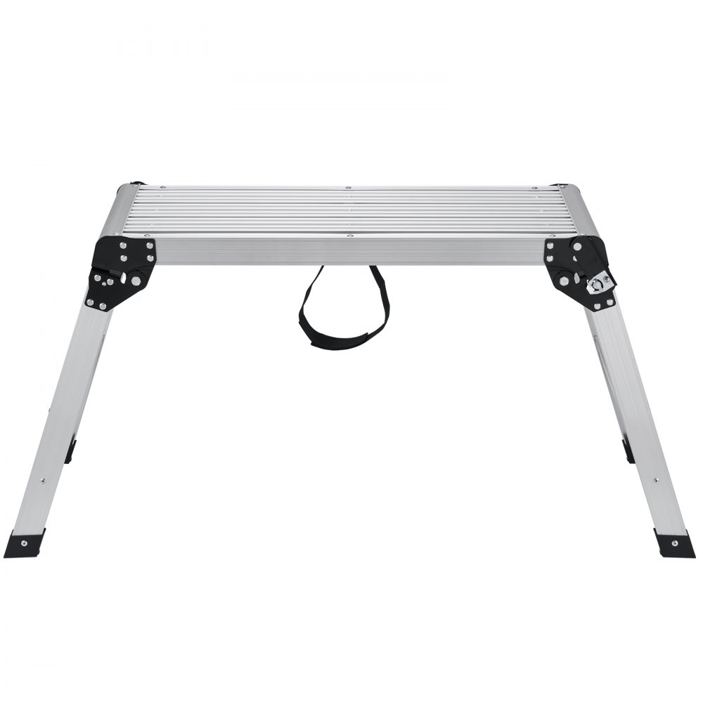 VEVOR Plataforma de Trabajo Carga de 150 kg Banco de Trabajo Plegable 76 x 30 x 50,8 cm Peldaños de Aluminio Pies Antideslizantes Mesa de Trabajo para Lavado de Coches Pintura Decoración para Hogar