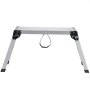 VEVOR Plataforma de Trabajo Carga de 150 kg Banco de Trabajo Plegable 76 x 30 x 50,8 cm Peldaños de Aluminio Pies Antideslizantes Mesa de Trabajo para Lavado de Coches Pintura Decoración para Hogar