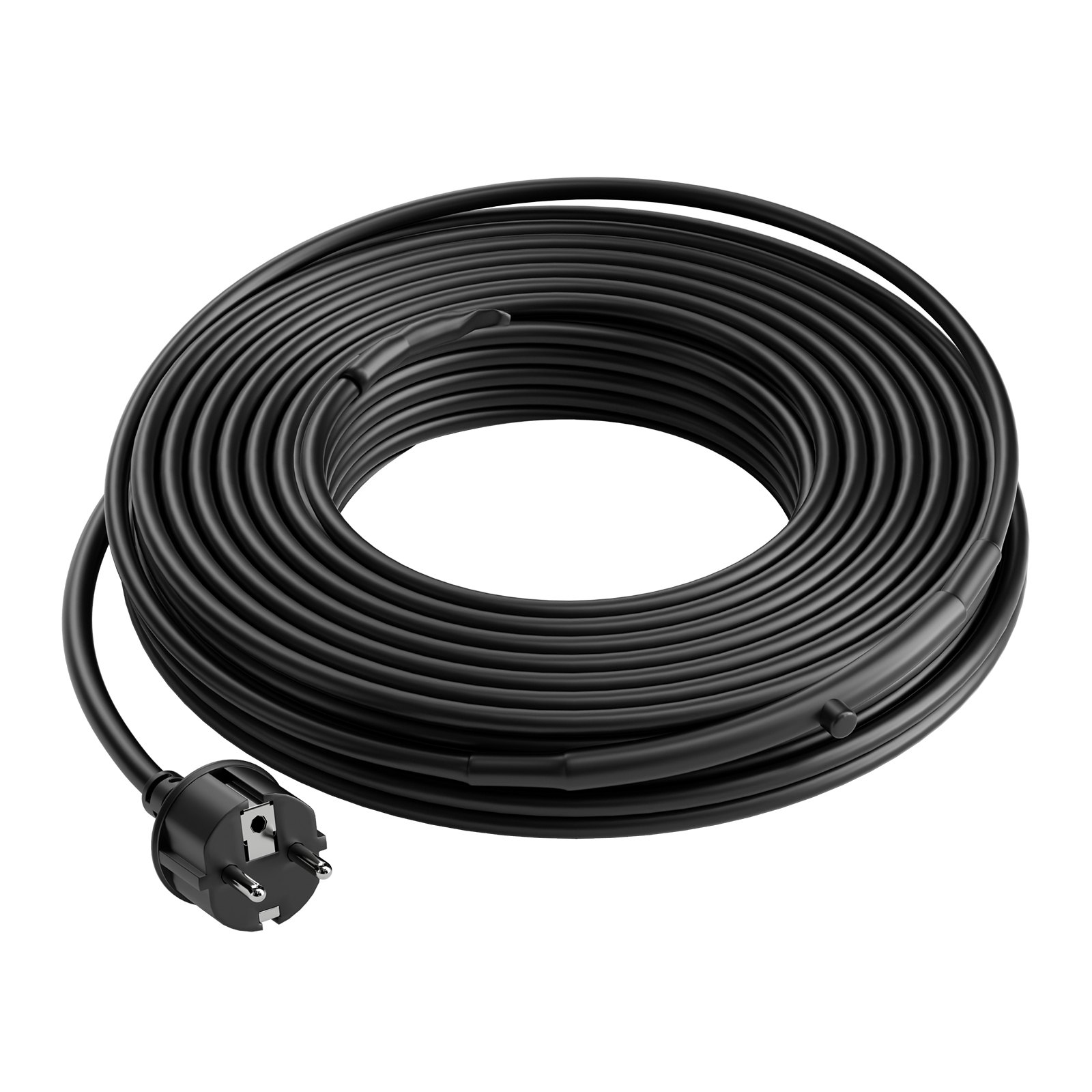 VEVOR Cable Calefactor Autorregulable para Tuberías 18,3 m 16,4 W/m Cinta Calefactora para Tuberías, Descongelación de Nieve en Tejados, Protección contra Congelación de Canalones y Tuberías