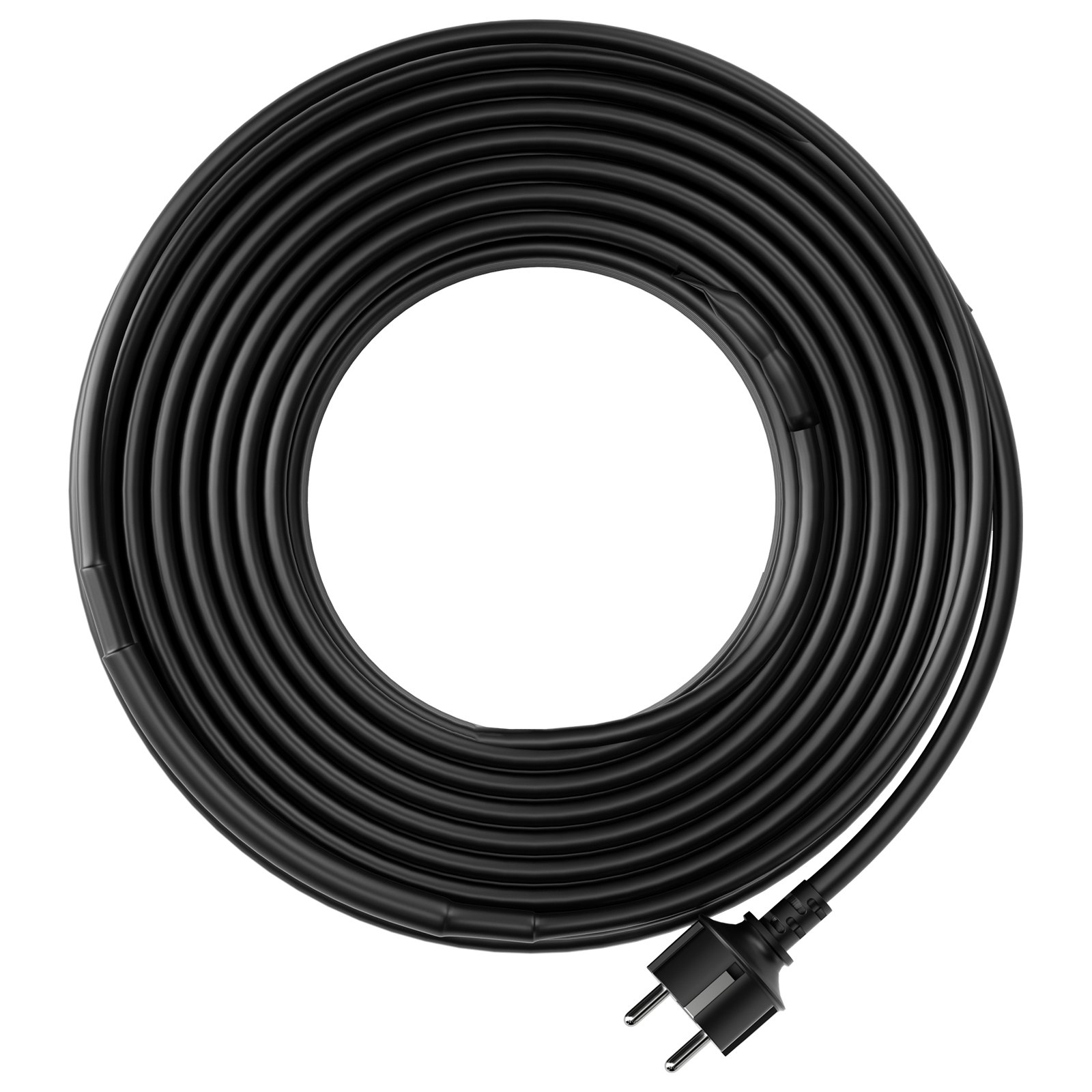 VEVOR Cable Calefactor Autorregulable para Tuberías 4 m 16 W/m Cinta Calefactora para Tuberías, Descongelación de Nieve en Tejados, Protección contra Congelación de Canalones y Tuberías