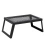 VEVOR Parrilla Plegable para Fogata 458x305x205mm Parrilla Portátil de Acero para Fuego de Campamento Equipo de Cocina para Fogata con Bolsa de Transporte con Patas Parrilla para Cocinar al Aire Libre