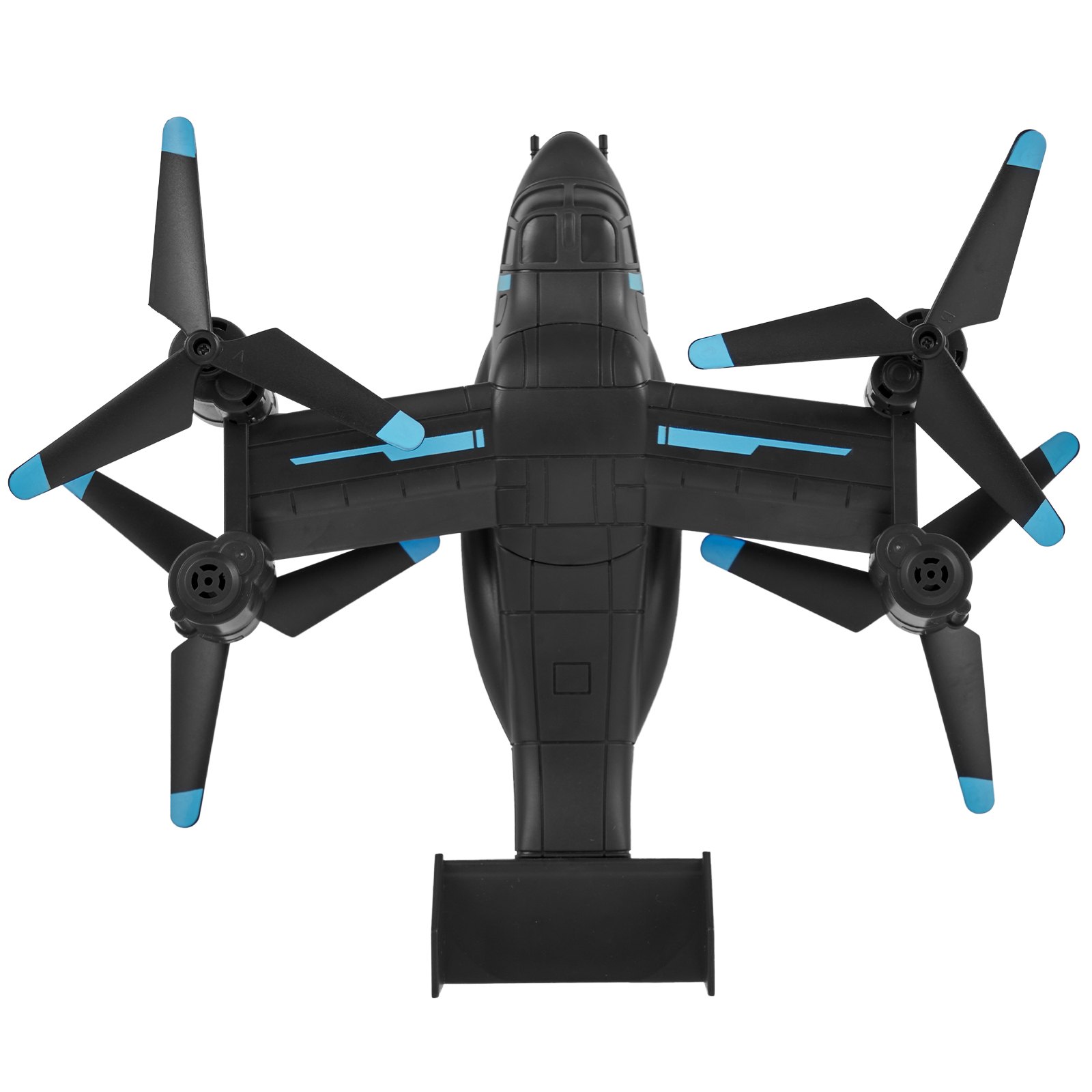 VEVOR Helicóptero de Control Remoto de 2,4 GHz 4 Canales para Principiantes con Luces de Ala y Despegue/Aterrizaje con una Sola Tecla, Juguetes de Avión Volador para Niños a Partir de 8 Años.