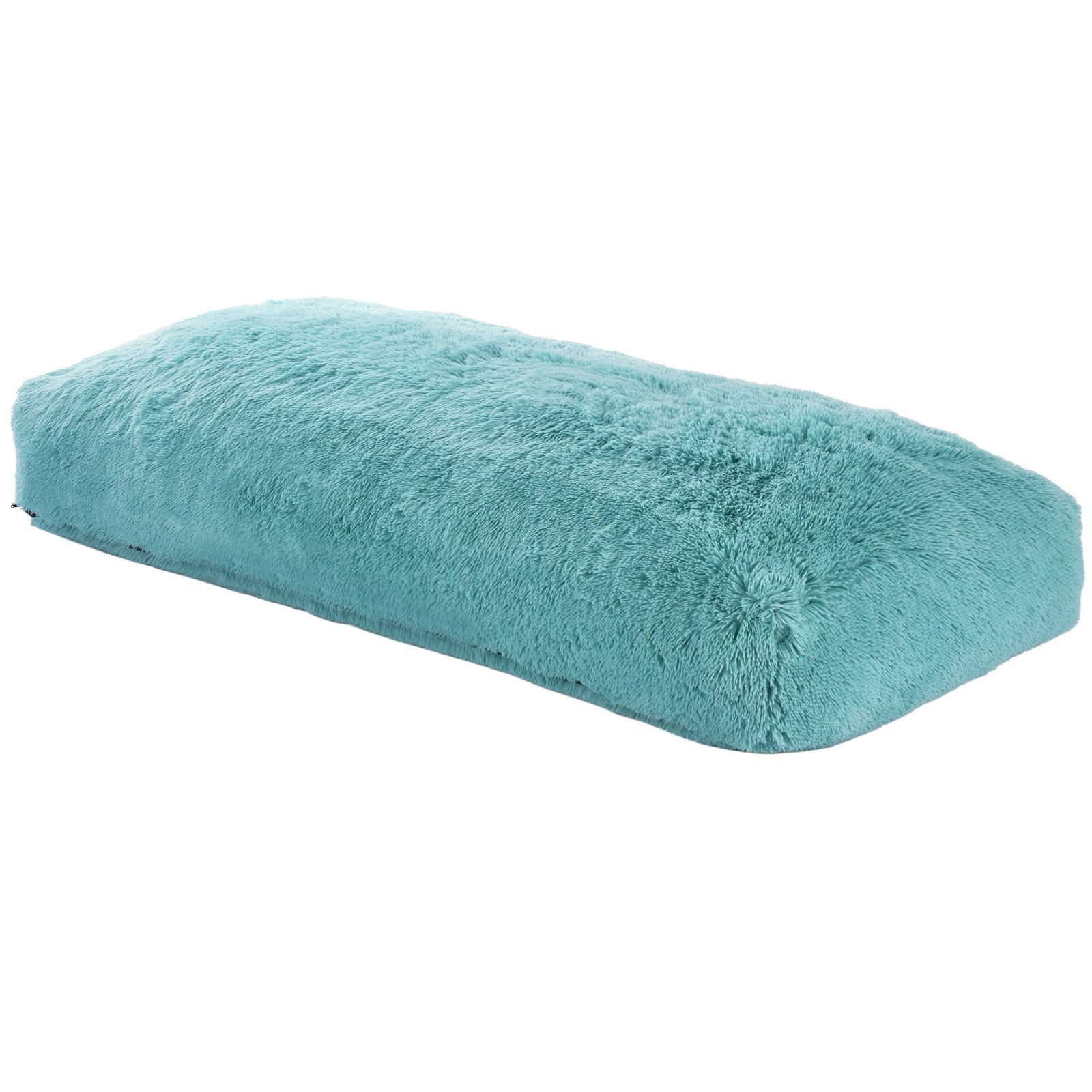 VEVOR Sillón Puf Gigante para Adultos 1810 x 800 x 380 mm con Funda Extraíble y Lavable, Relleno de Espuma de Alta Densidad y Felpa Esponjosa, Zapper para Sala de Estar, Dormitorio, Color Azul