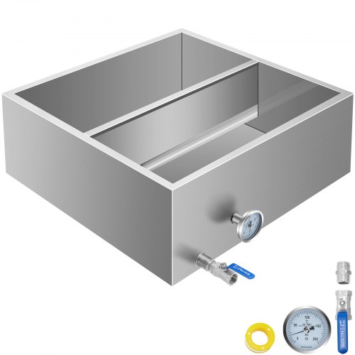 2'x2' Maple Syrup Pan Flow Divided Preheater Pan W/valves Flat Boiling Pan