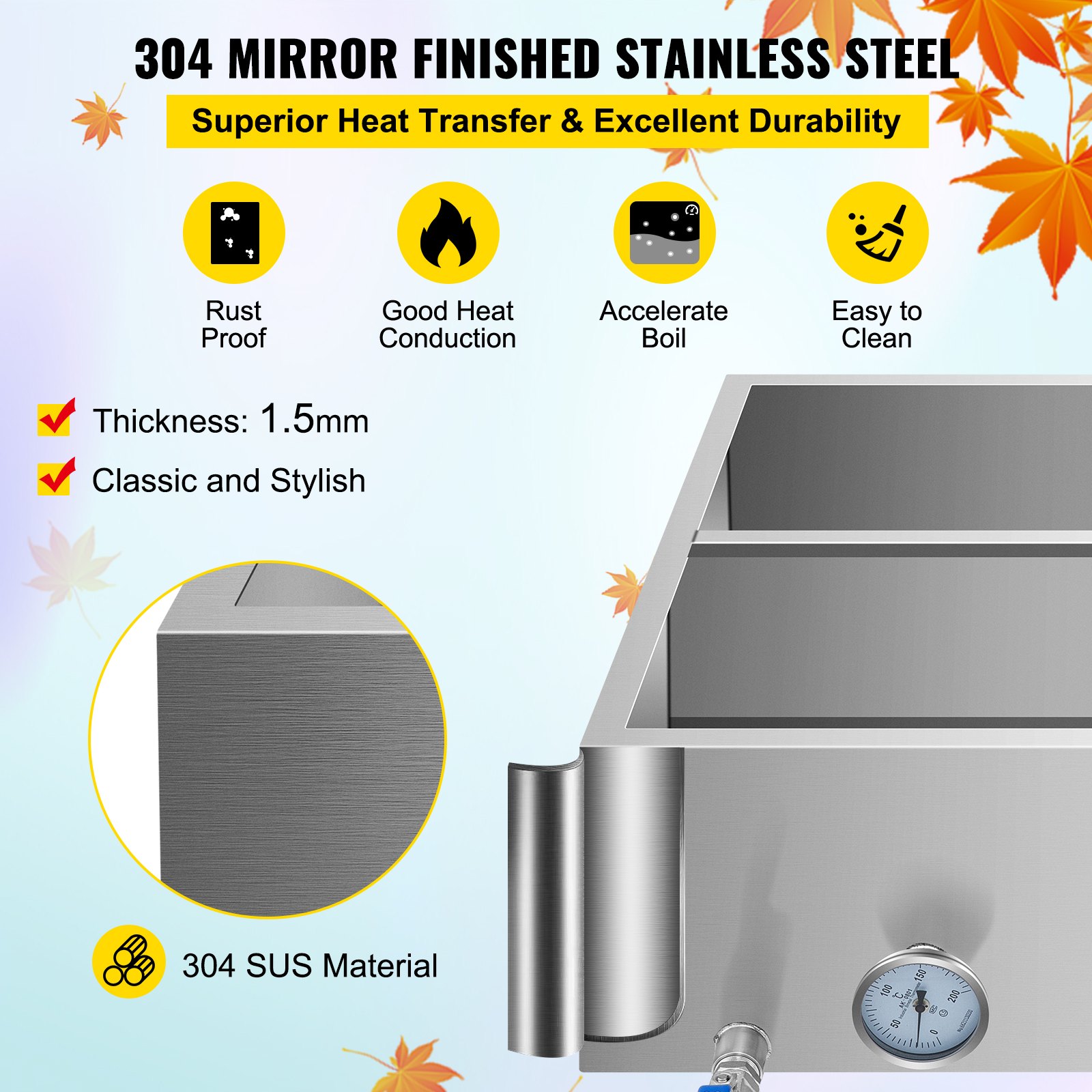 2'x2' Maple Syrup Pan Flow Divided Preheater Pan W/valves Flat Boiling Pan
