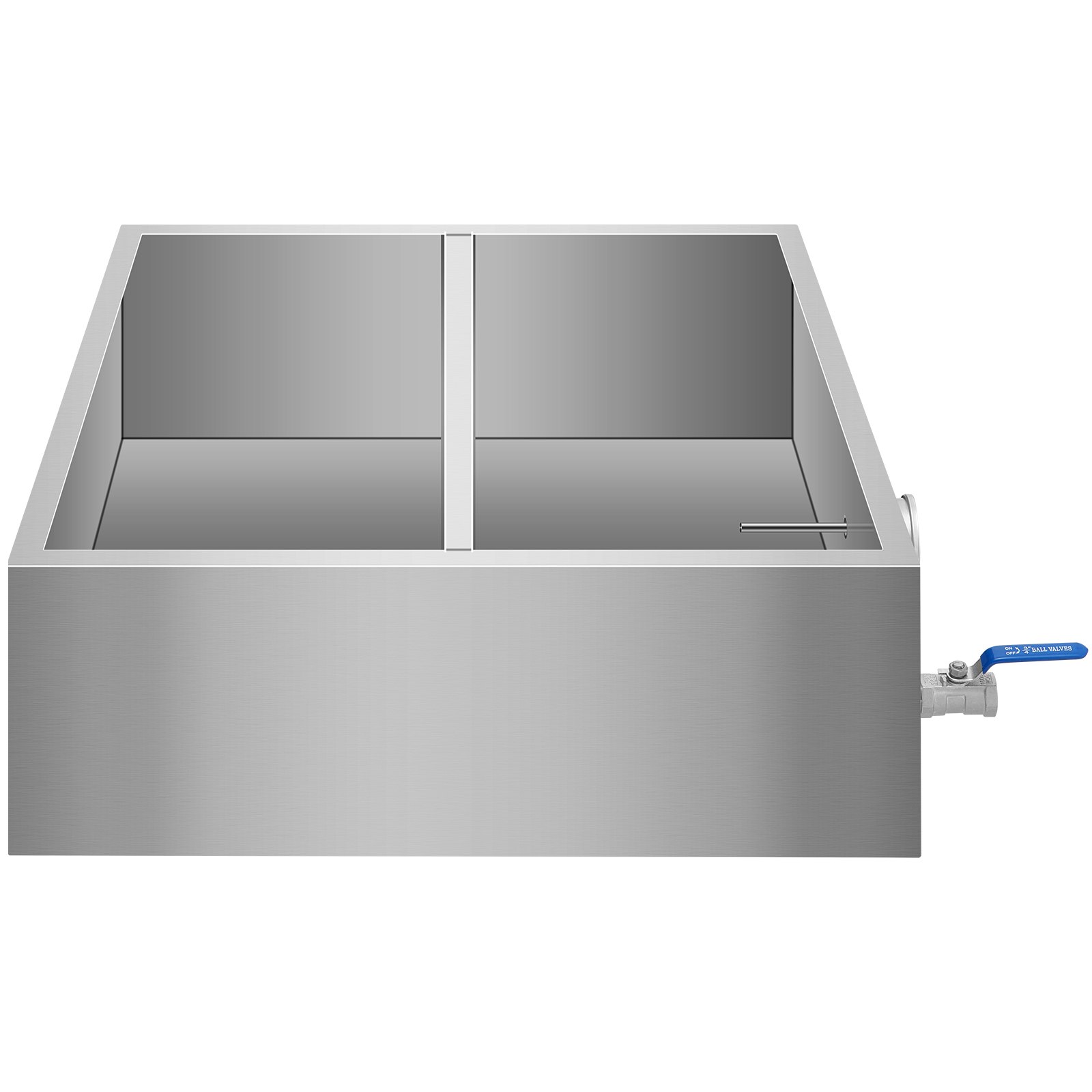 2'x2' Maple Syrup Pan Flow Divided Preheater Pan W/valves Flat Boiling Pan