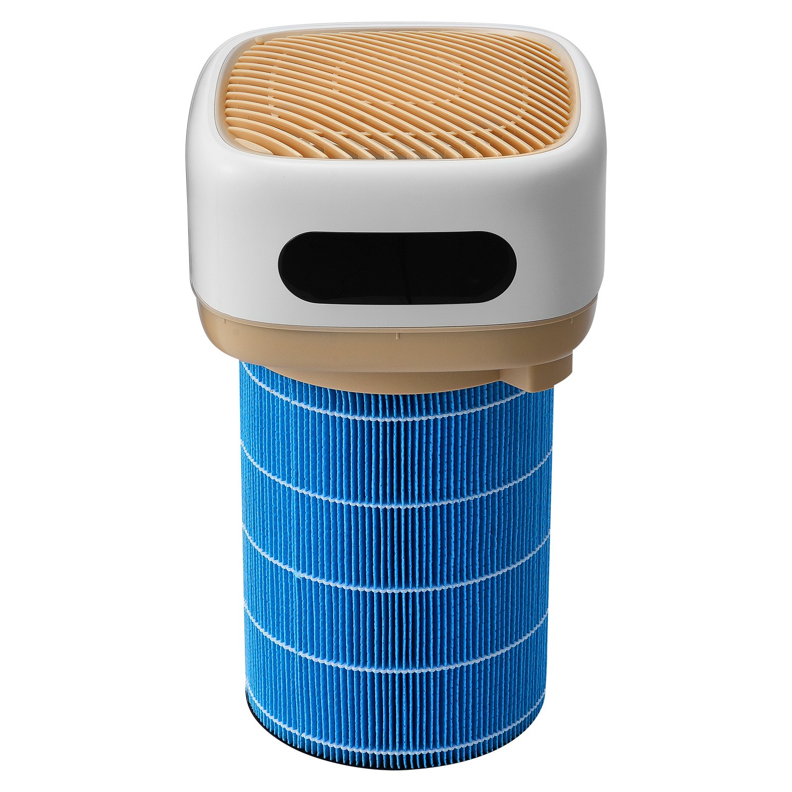 VEVOR Humidificador Evaporativo Inteligente para Toda la Casa, 480 ml/h, 3 Velocidades y Temporizador de 1 a 12 h, Filtro Premium, Modo de Suspensión Silencioso para Dormitorio, 5 L, Φ 220 x 380 mm