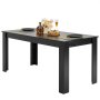 VEVOR Rectangular Dining Table, Kitchen Table, Wooden Table (160 cm / 150 kg load capacity) for 4-6 people, Farmhouse Dining Room Furniture, Conference Table for Kitchen, Home, Living Room, Brown (Table only)