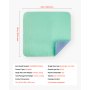 VEVOR Incontinence Pads, 864x914.5 mm Reusable Bed Pads, Super Absorbent & Quick Drying, Underpad for Pets, Adults, Children & the Elderly (Pack of 6)