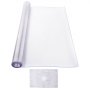VEVOR Plastic Tablecloth, 40 x 80 inches, 2.0 mm thick, transparent table protector, rectangular PVC desk mat, waterproof and easy-to-clean desk pad, tablecloth, for office, dresser, dining table, nightstand