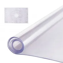 VEVOR Mantel Transparente Rectángulo 101,6 x 203,2 cm Mantel de PVC para Mesa Espesor de 2 mm Protector de Mesa de PVC Impermeable Fácil de Limpiar para Oficina, Cocina, Restaurante, Comedor
