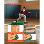 VEVOR Montículo de Lanzamiento Portátil de Béisbol y Sóftbol 78 x 77 x 12.5 cm