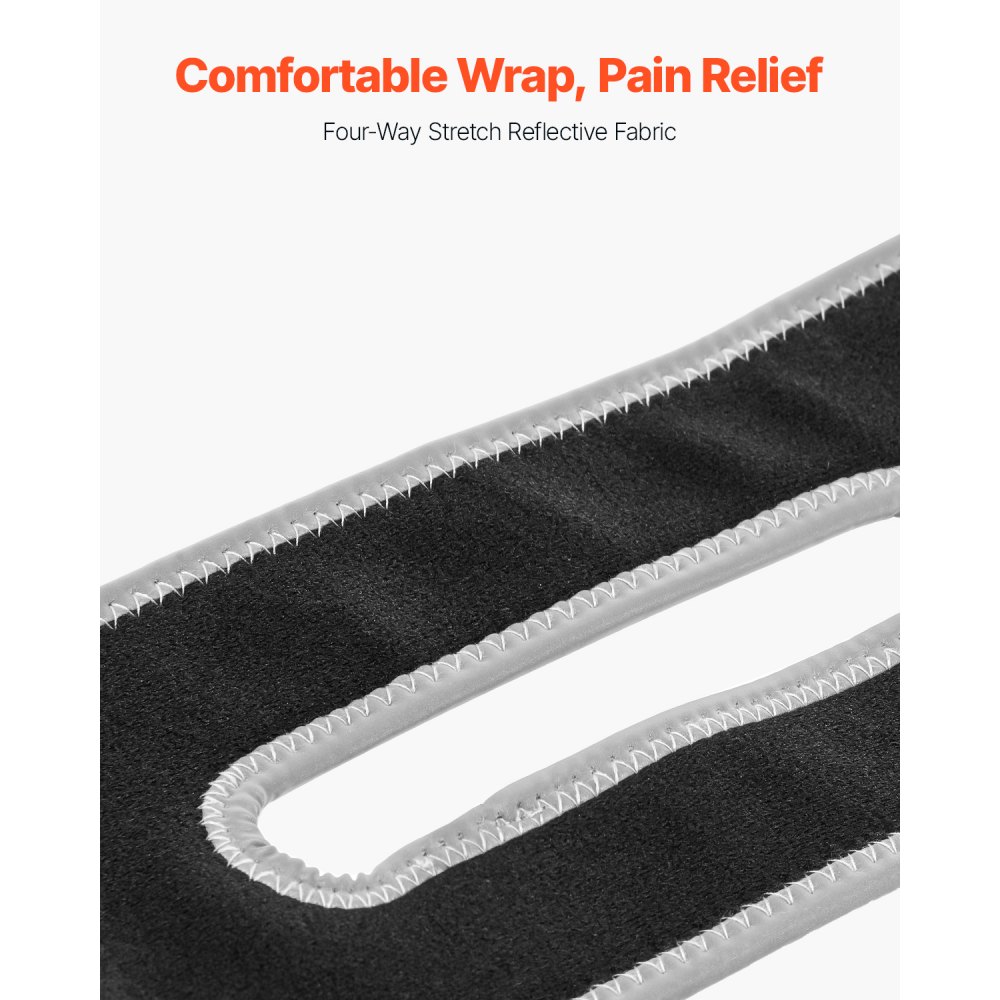 VEVOR Faja Ortopédica para Perros para IVDD, Faja Lumbar con Ribete Reflectante, Soporte para la Columna Vertebral para Perros para Arnés de Soporte Espinal Pre y Posquirúrgico, Talla M, Negro