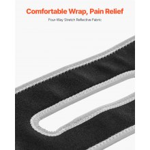 VEVOR Arnés de Soporte para la Columna Vertebral para Perros, Talla M, Negro