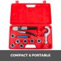 VEVOR Expansor de Tubo Hidráulico de 7 Cabezales, Crimpadora Hidráulica Multicapa con Tuberías de 10 - 28 cm, Prensadora Multicapa de Acero para Prensar Tubos Compuestos