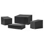 VEVOR Juego de 4 Fundas para Muebles de Patio, 420D, Resistentes e Impermeables, Color Negro, Resistente al Desgarro y a los Rayos UV, Durante las Cuatro Estaciones, para Mesa y Sillas Exterior