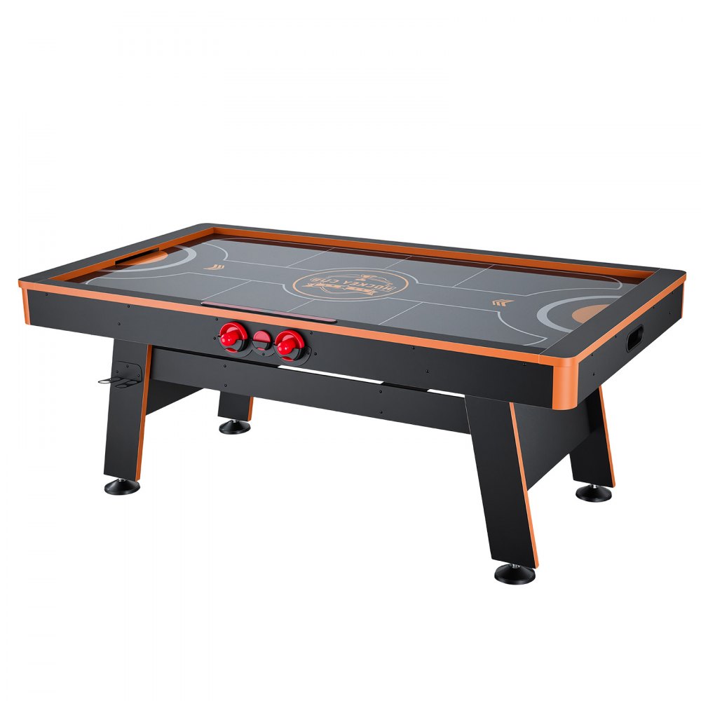 VEVOR Mesa de Juegos Combinada de Hockey de Aire, Ping Pong y Uso Diario, Multifuncional, Ahorra Espacio, Estable y Duradera, Accesorios Completos, para Sala de Juegos Familiar, 203,5x109,5x81,2 cm