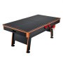 VEVOR 3-in-1 Combo Game Table Set 2m Air Hockey Ping-Pong Dining Table, Space-Saving for Family Game Room Entertainment, Multi Combination Arcade Hockey Table, Complete Accessory Set Included