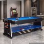 VEVOR 3-in-1 Combo Game Table Set 2.2m Air Hockey Ping-Pong Billiard Table, Space-Saving for Family Game Room Entertainment, Multi Combination Arcade Hockey Table, Complete Accessory Set Included