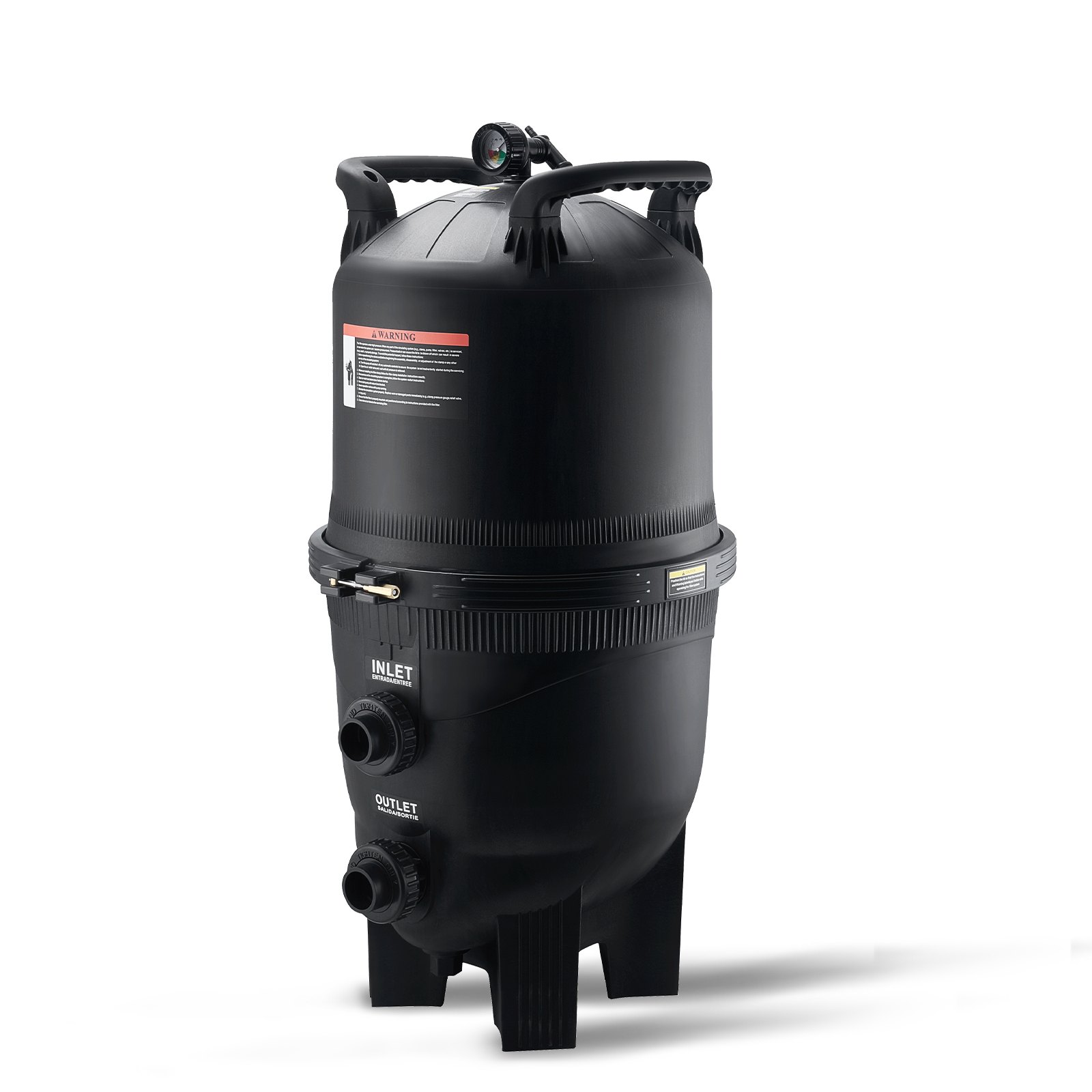 VEVOR Filtro de Piscina de Cartucho 40 m² Filtro de Piscina Enterrado Sistema de Filtración de Piscina sobre el Suelo con Filtro Mejorado a Prueba de Fugas para Jacuzzi, Spa, Piscina Inflable