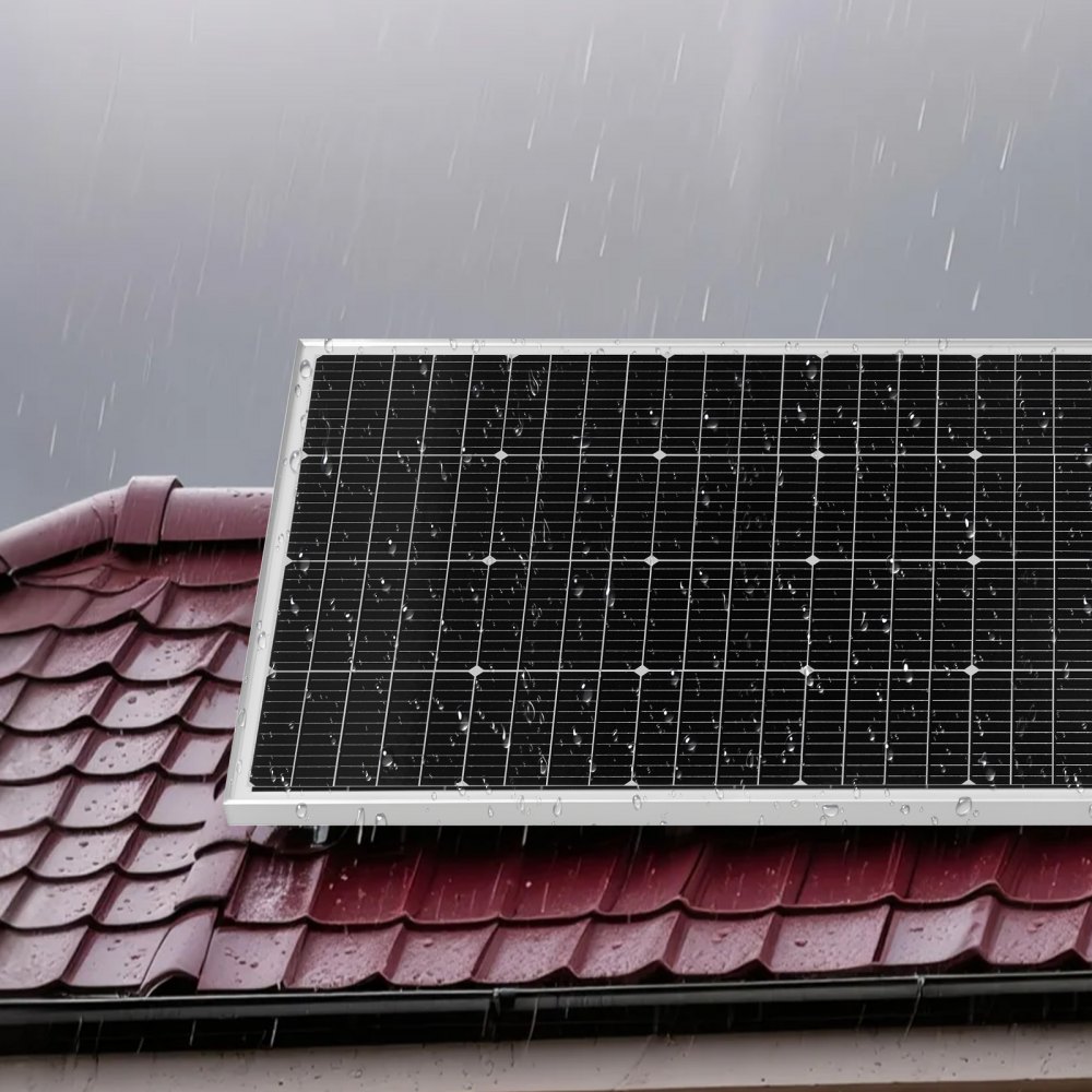 VEVOR Kit Completo de Energía Solar 400 W 12 V, con 2 Paneles Solares Monocristalinos 200 W, Batería LiFePO₄ 12,8 V 100 Ah, Controlador de Carga de 40 A, Inversor de Corriente de 1000 W para Barcos