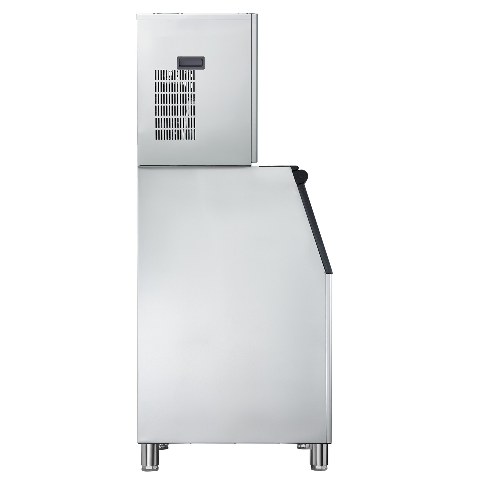 VEVOR Máquina de Hielo 250 kg/24 h, Máquina para Fabricar Hielo con Contenedor de Almacenamiento de 136 kg, con Autolimpieza Automática, Pantalla Táctil para Bares, Cafeterías, Restaurantes, Hoteles