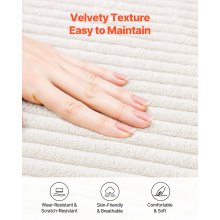 VEVOR Sofá Modular Seccional en Forma de L 2650 x 1650 x 570 mm con Cojín, Beige