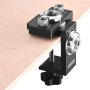 VEVOR Doweling Jig Kit, Self Centering Dowel Drill Jig for Straight Holes, Aluminum Alloy Woodworking Joints Tool with 3 Size Drill Bits 6.4 / 7.9 / 15 mm, Adjustable Width, for Wood Working