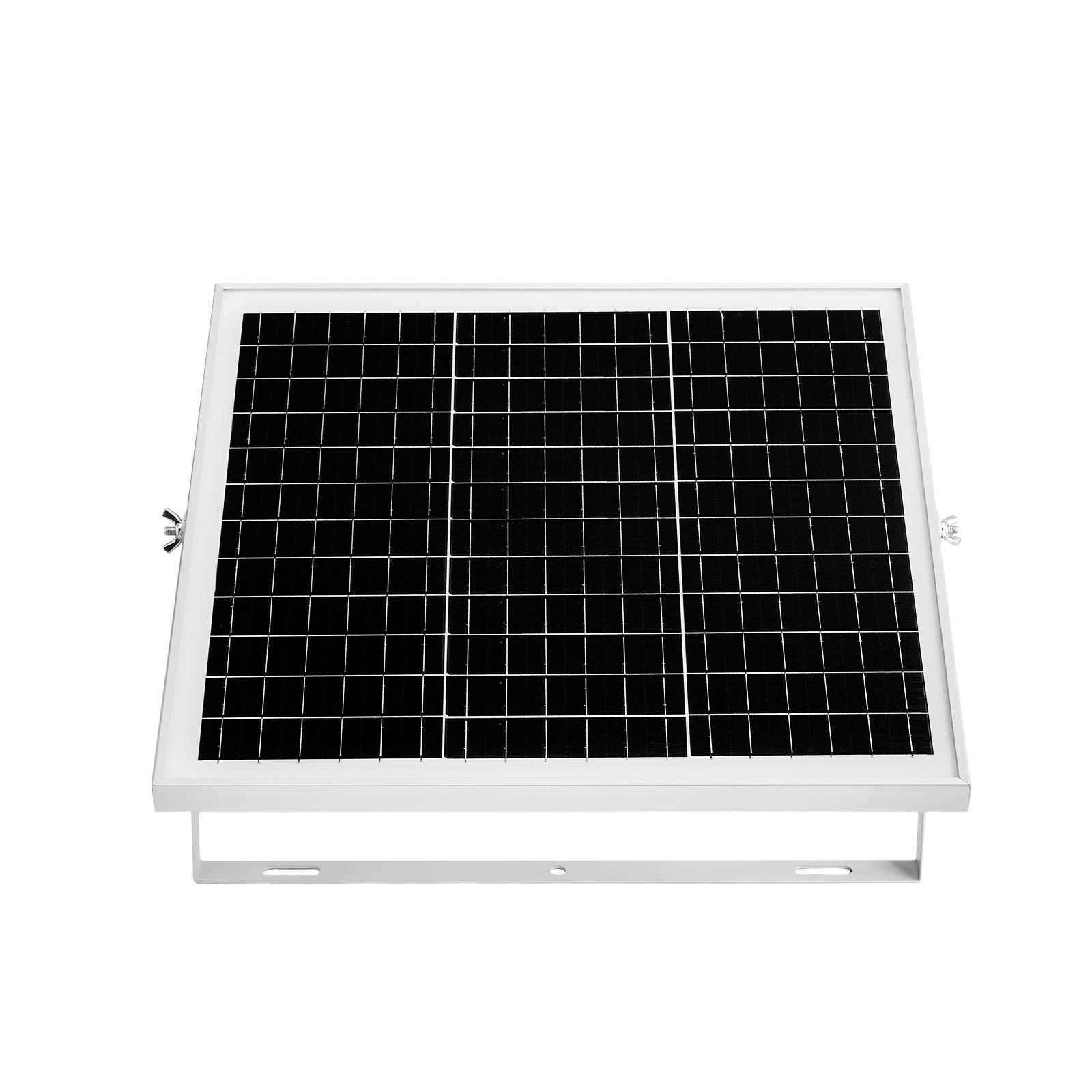 VEVOR Kit de Panel Solar Monocristalino 12 V y 20 W, Cargador de Batería con Controlador MPPT Inteligente y Soporte de Montaje Ajustable, IP67 Resistente al Agua para Coche, Barco, Autocaravana