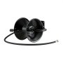 VEVOR Pressure Washer Hose Reel, 15.2 m x 9.5 mm Heavy-Duty Steel Bracket-Mounted Pressure Hose Reel, Wall/Floor/Truck Mount, 4000PSI Max, Manual Power Hand Crank for Water, with Grip Handle