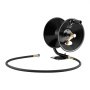 VEVOR Pressure Washer Hose Reel, 15.2 m x 9.5 mm Heavy-Duty Steel Bracket-Mounted Pressure Hose Reel, Wall/Floor/Truck Mount, 4000PSI Max, Manual Power Hand Crank for Water, with Grip Handle