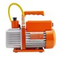 VEVOR 115 L/min AC Vacuum Pump and Gauge Set, Single Stage, Rotary Vane HVAC Air Vacuum Pump, A/C Refrigerant Manifold Gauge Kit, with Leak Detector, Carry Bag, for R134a R22 R410a R1234YF Refrigerant