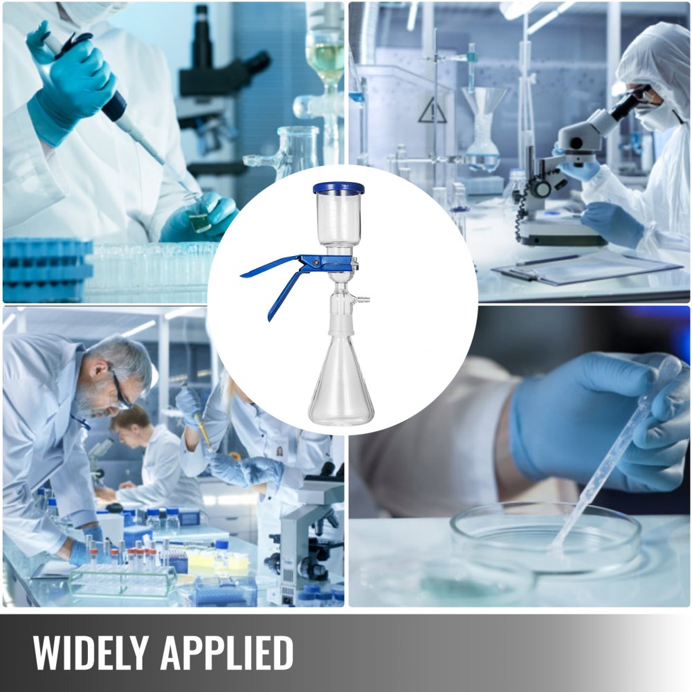 Vevoraparato De Filtración Al Vacío Embudo De Vacío 1.000 Ml Para Laboratorio