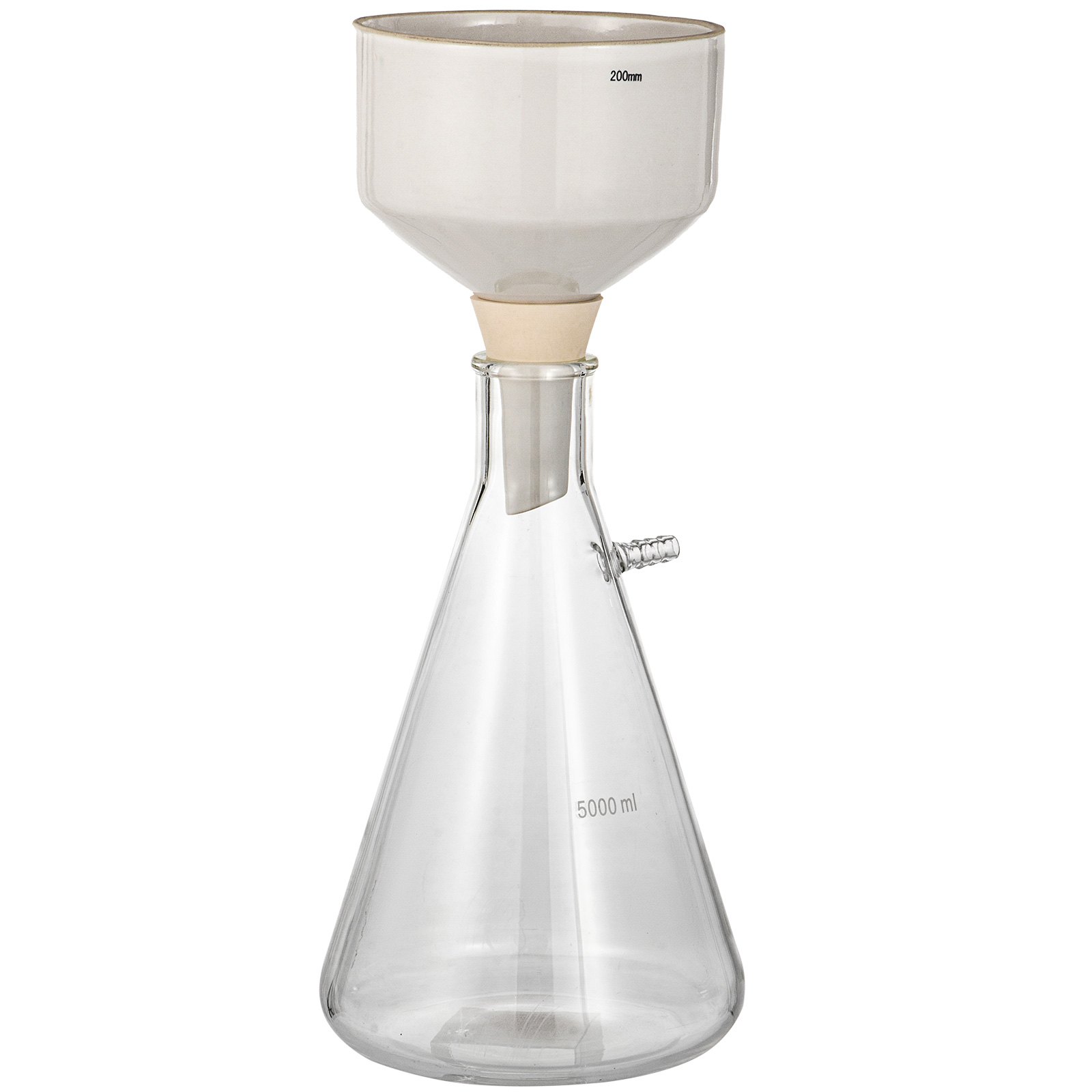 Vevor Aparato De Embudo Buchner Frasco De Embudo Buchner Embudo De Vacío 200 Mm