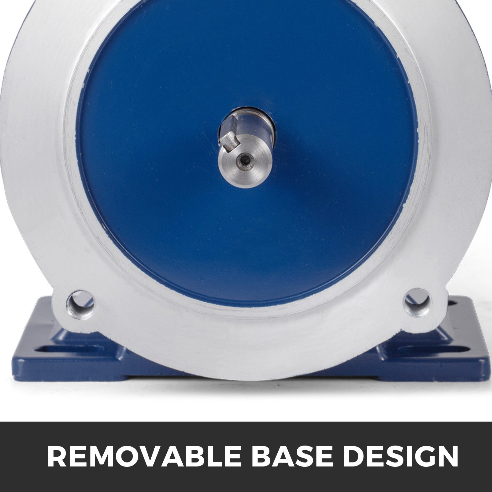 VEVOR Motor CC 1/2 HP Motor de imán permanente Velocidad nominal 1750 RPM Motor eléctrico 90 V Carcasa azul Fácil de instalar para industria ligera, textil, química, impresión