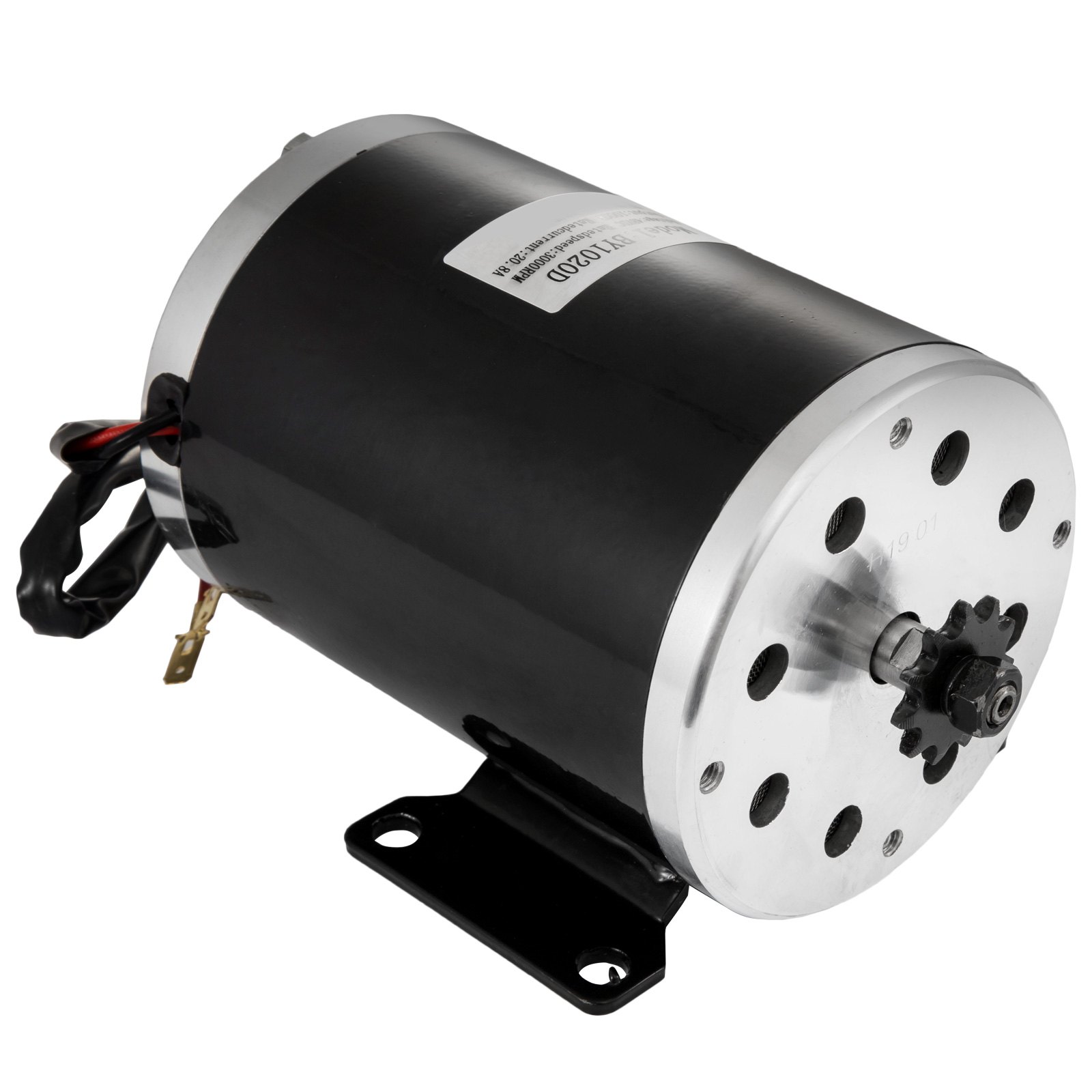 Motor Cepillado De 48v Cc 1000w Con Controlador Y Manija Del Acelerador Go Karts