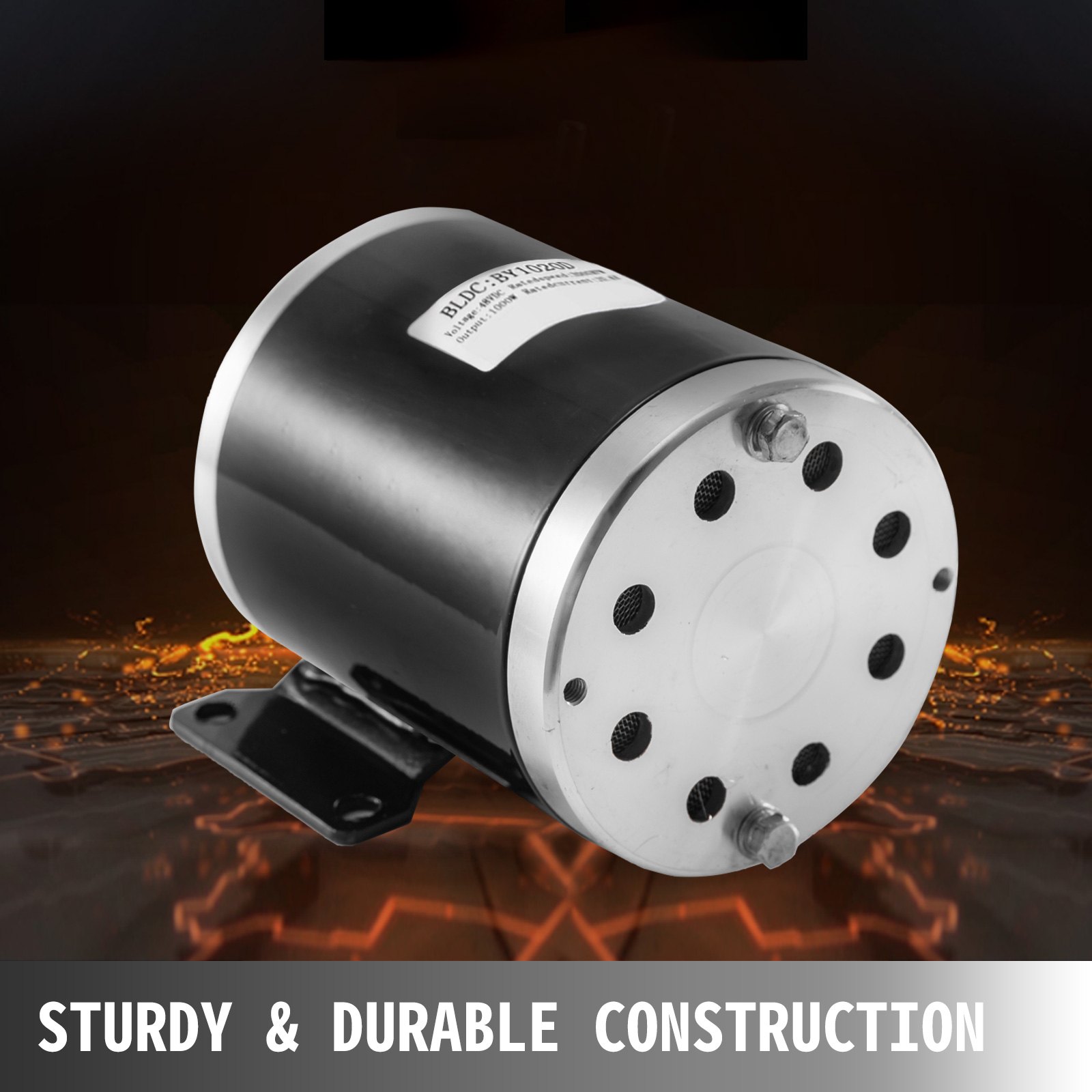 Motor De Corriente Continua 1000w 48v Motor Cepillado 3000rpm Y Controlador