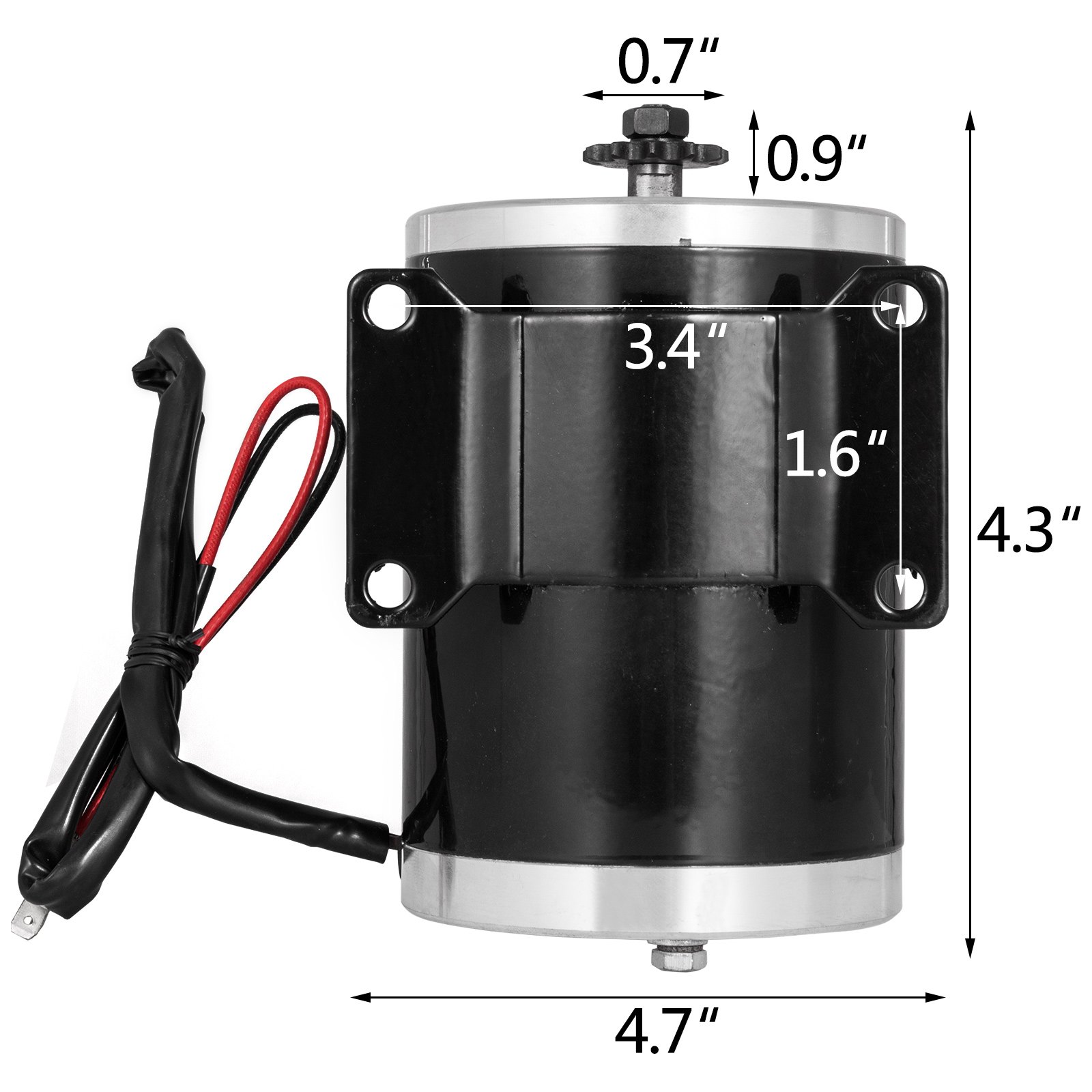 Motor De Corriente Continua 1000w 48v Motor Cepillado 3000rpm Y Controlador