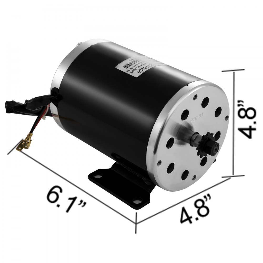 1000w 48v Cc Motor Eléctrico Reversible Con Controlador Y Pedal E-bike 3000rpm