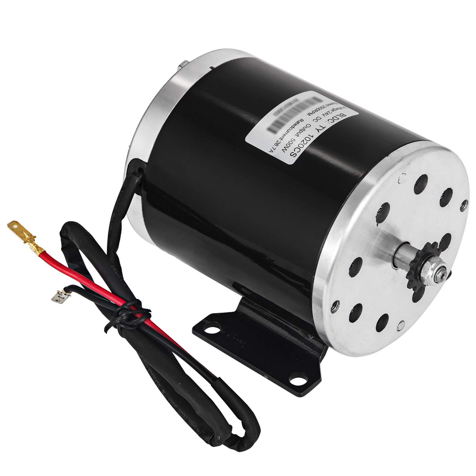 Motor Eléctrico Cepillado 24v Dc 500w 2500rpm Motor Con Cadena Atv E-scooter