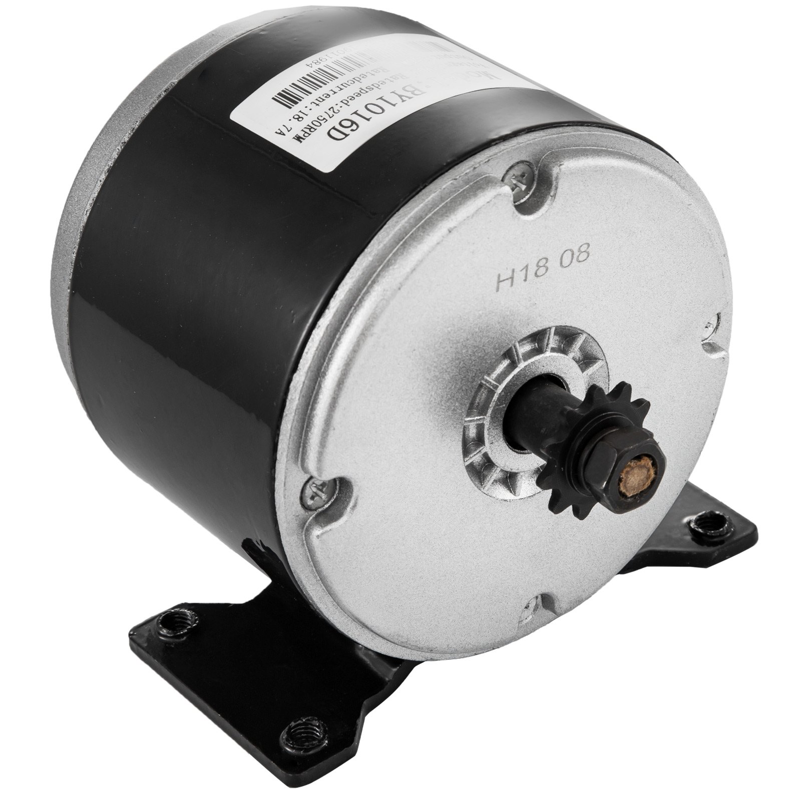 Motor Eléctrico Cepillado 24 V 350 W Con 11 Dientes Para Go Karts Scooters