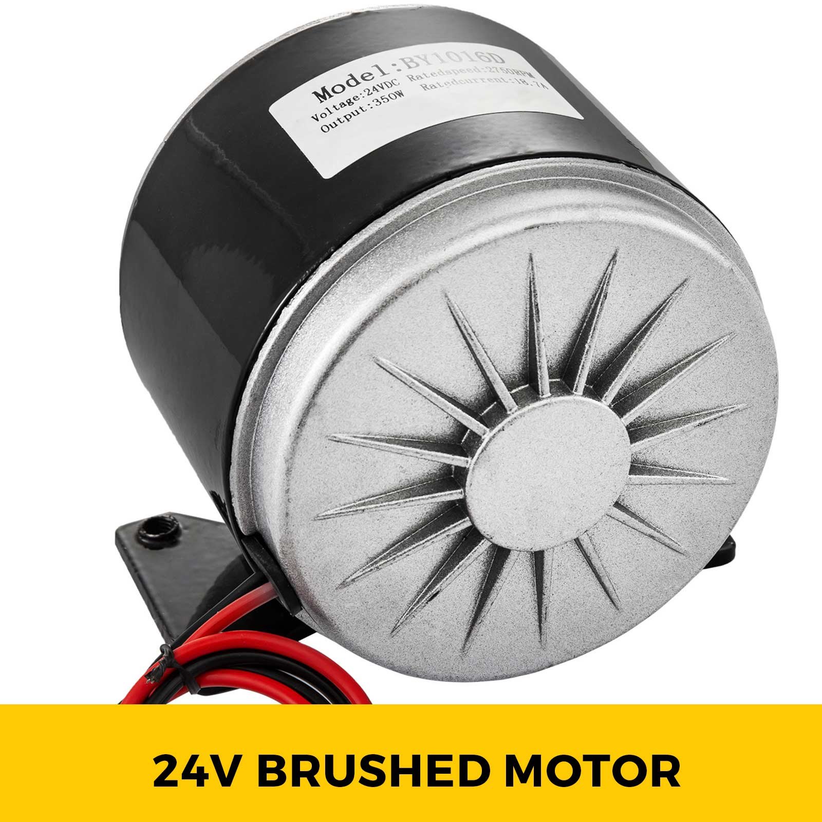 Motor Eléctrico Cepillado 24 V 350 W Con 11 Dientes Para Go Karts Scooters