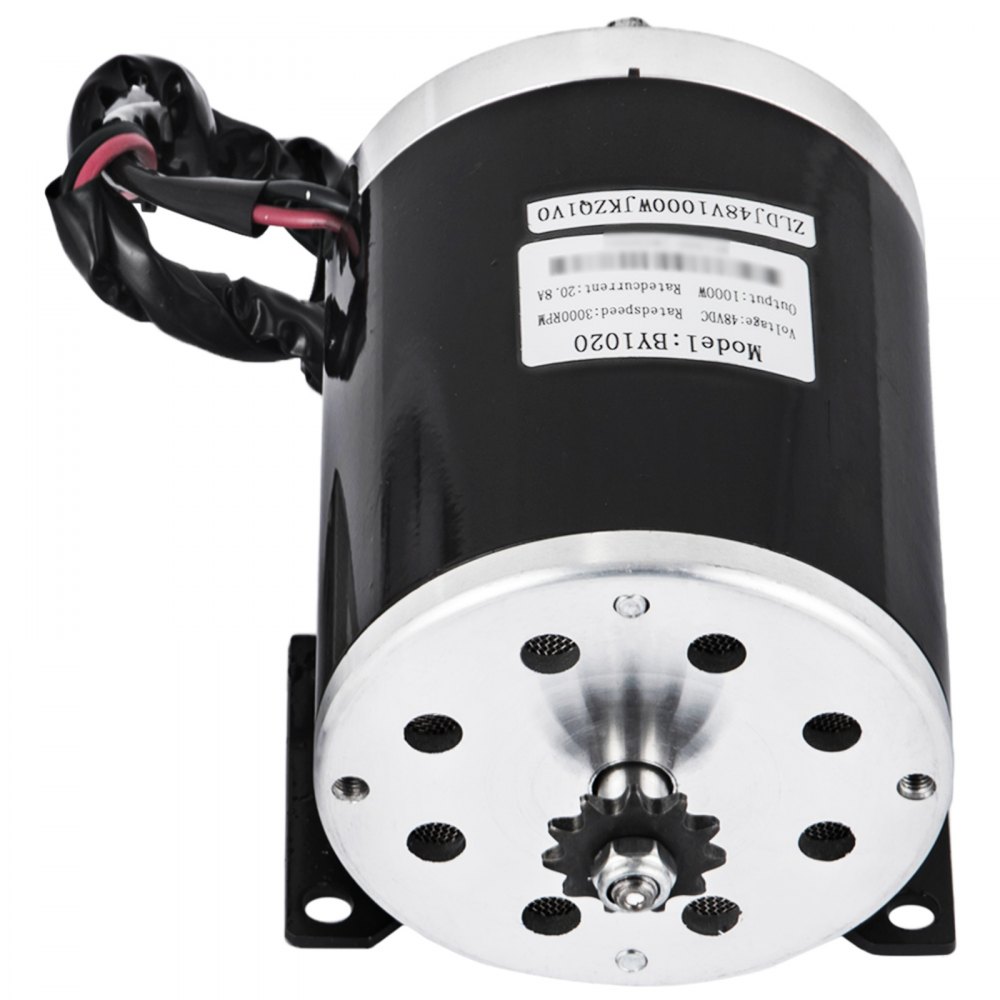 Motor Eléctrico Cepillado 48v Cc 1000w Motor Con Controlador Velocidad 3000rpm