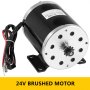 Motor Eléctrico Cepillado 24v Motor De Cc De 500w Velocidad 2500rpm Go Kart