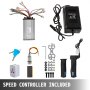 VEVOR Motor sin Escobillas Motor Go Kart Eléctrico 500W Kit de Motor para Scooter Eléctrico Perfecto para Scooter Eléctrico, Bicicleta Eléctrica, Bicicleta Eléctrica y Scooter Electrónico Etc.