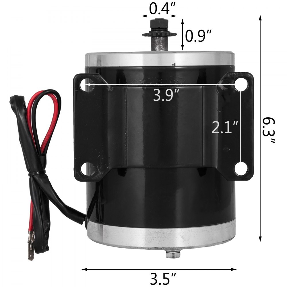 Motor Eléctrico Cepillado 36v Dc 800w 2800rpm Motor De Imán Permanente