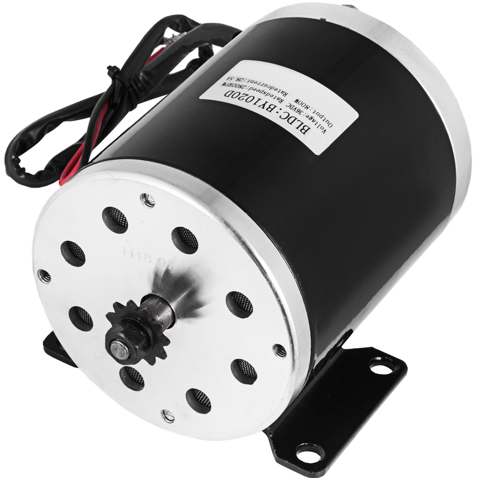 Motor Eléctrico Cepillado 36v Dc 800w 2800rpm Motor De Imán Permanente